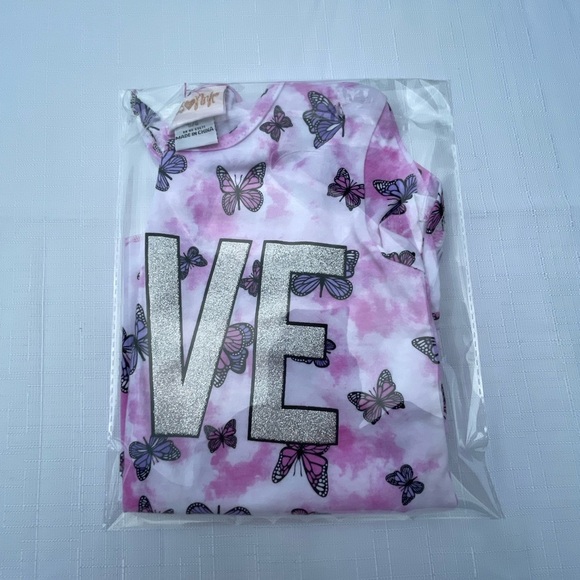 Girls heart pink| Short Sleeve t-shirt | Size: 5/6 - Picture 6 of 6